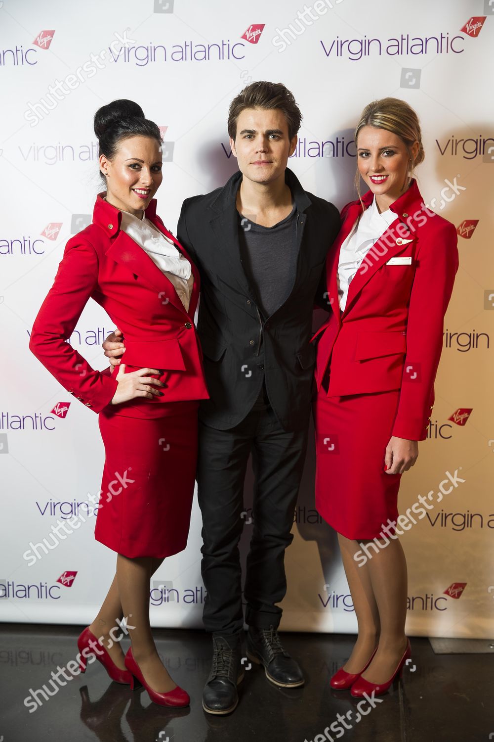 Paul Wesley Cabin Crew Editorial Stock Photo Stock Image
