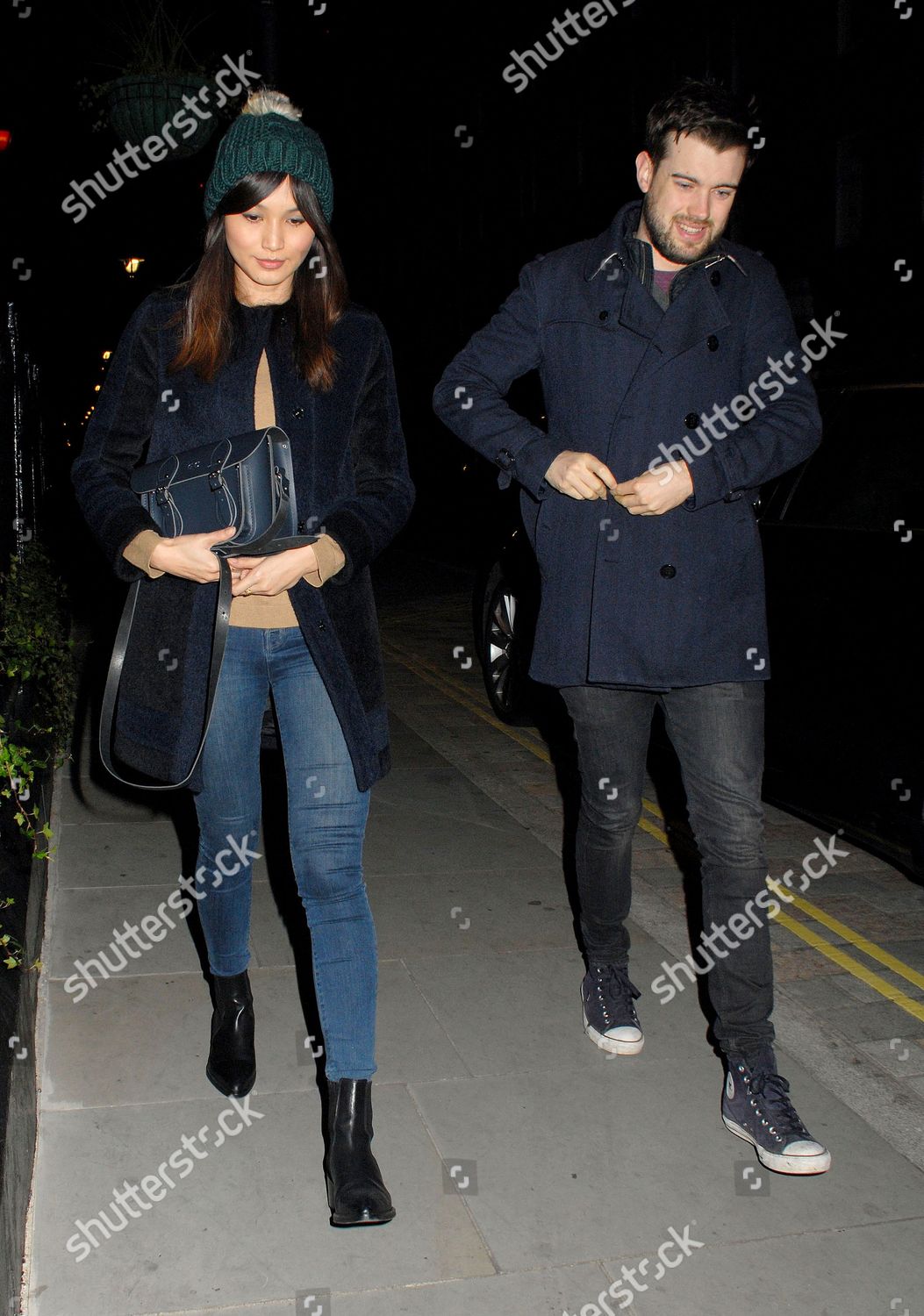 Gemma Chan Jack Whitehall Editorial Stock Photo Stock Image
