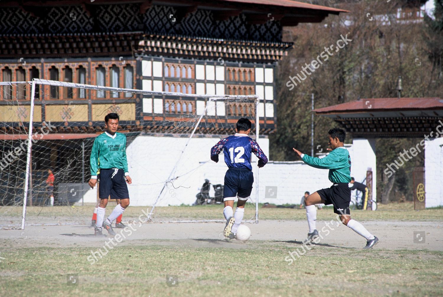 Bhutan Football Team Druk United Playing Editorial Stock Photo - Stock