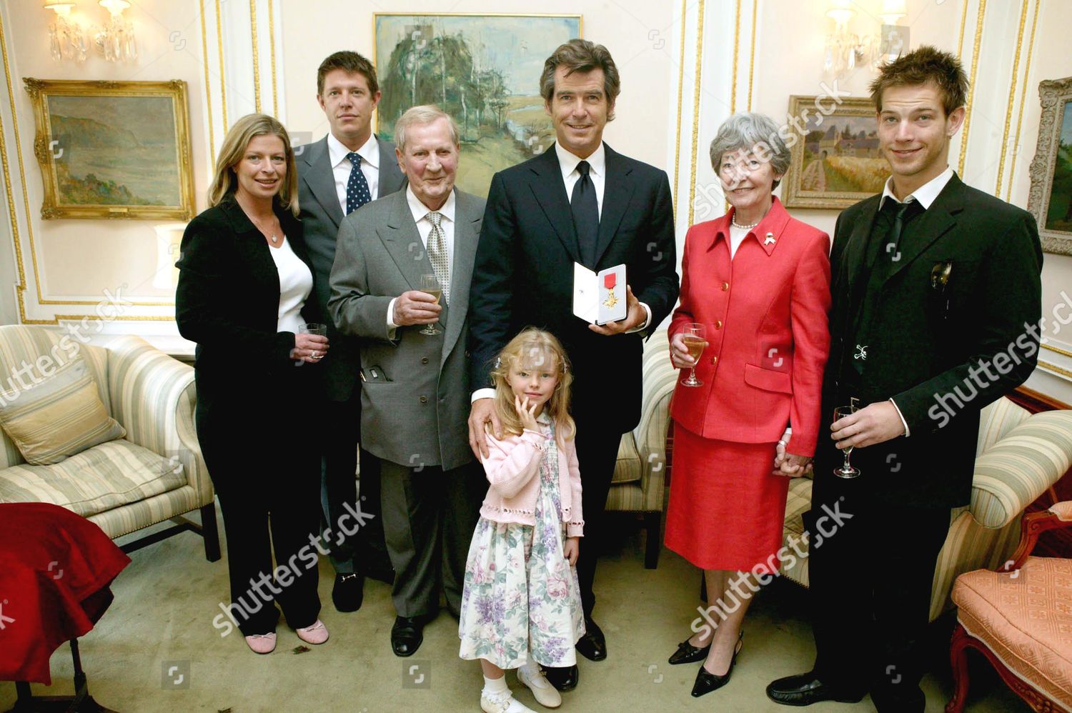 Pierce Brosnan His Family Adopted Children Charlotte Editorial Stock Photo Stock Image Shutterstock
