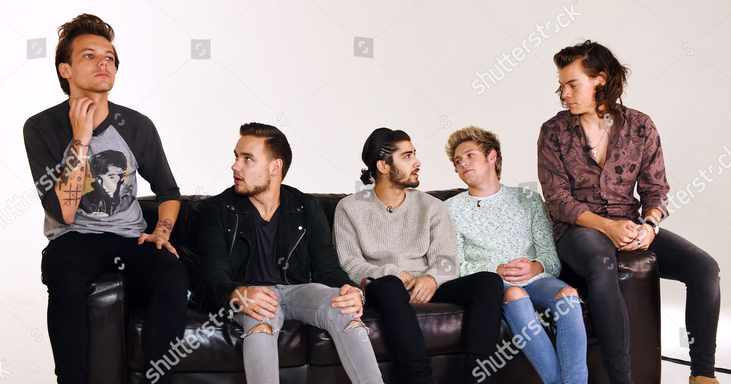 Louis Tomlinson Harry Styles Liam Payne Editorial Stock Photo - Stock Image