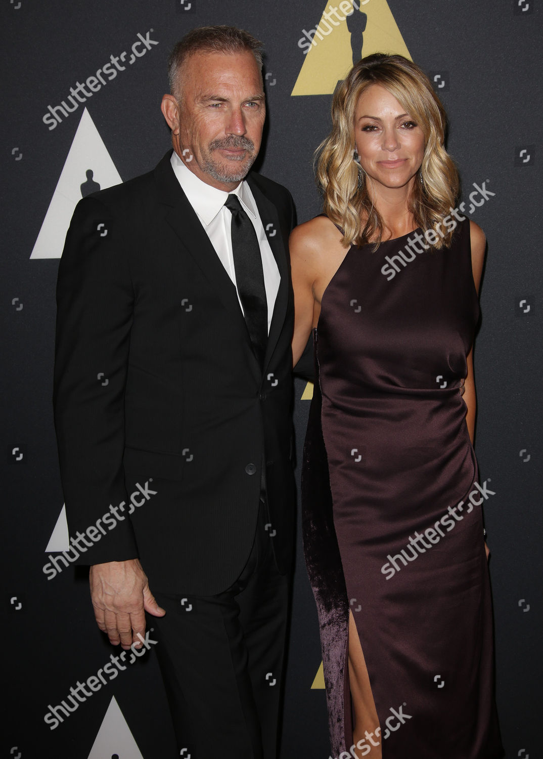 Kevin Costner Christine Baumgartner Editorial Stock Photo - Stock Image ...