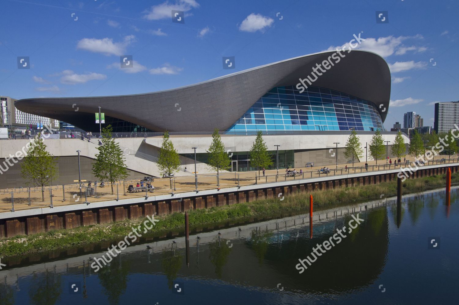 London Aquatics Centre World Class Olympic Editorial Stock Photo ...