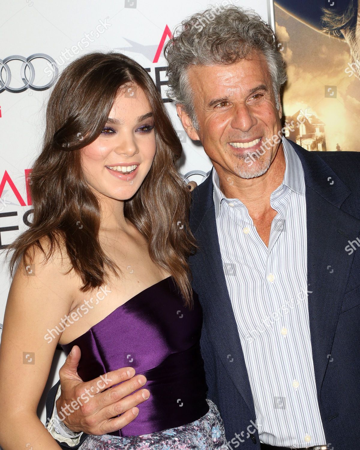 Hailee Steinfeld Her Father Peter Steinfeld Editorial Stock Photo