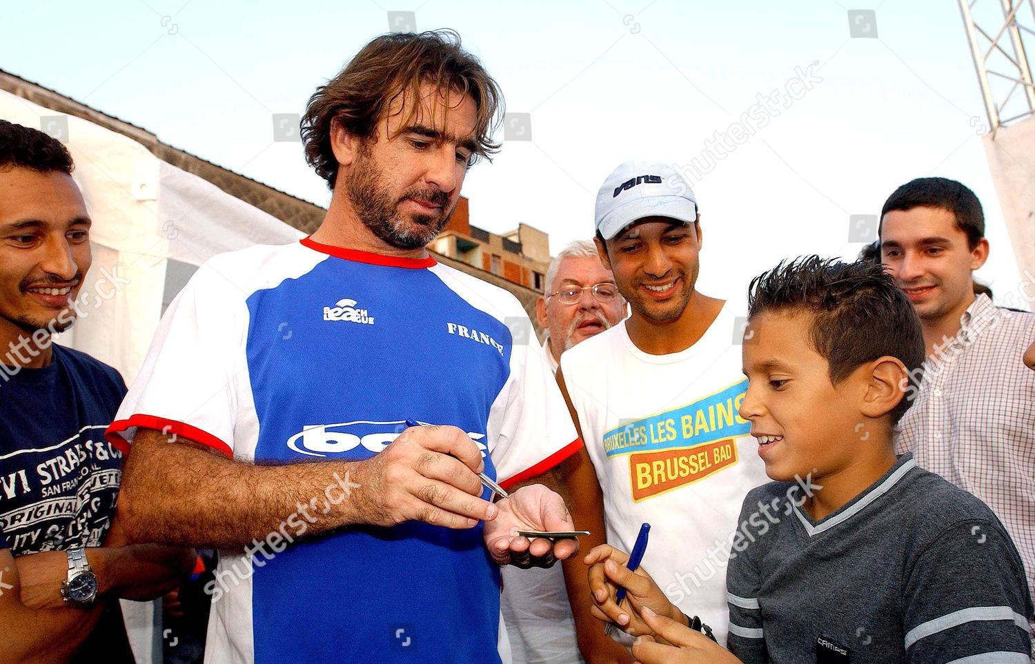 Eric Cantona Signing Autograph Editorial Stock Photo Stock Image