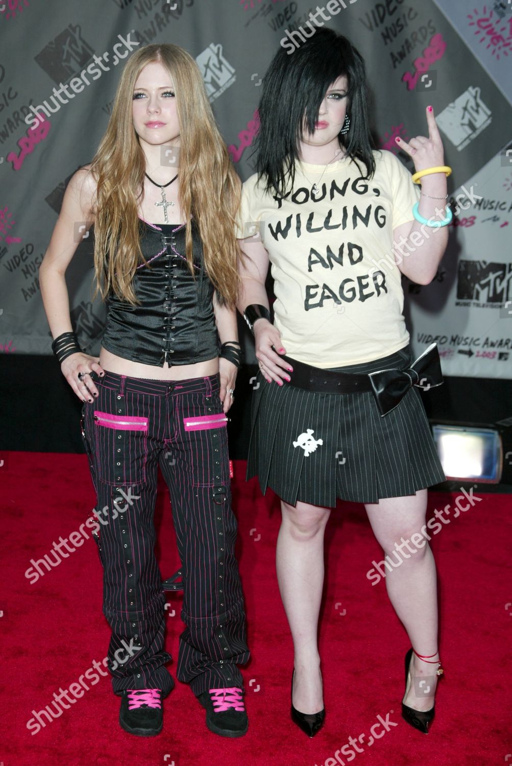 Avril Lavigne Kelly Osbourne Editorial Stock Photo - Stock Image ...