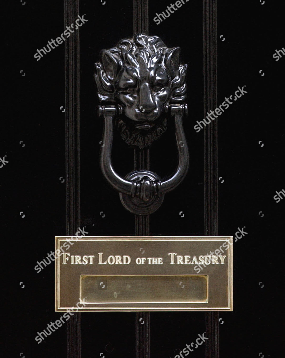 Front Door Number 10 Downing St Editorial Stock Photo Stock