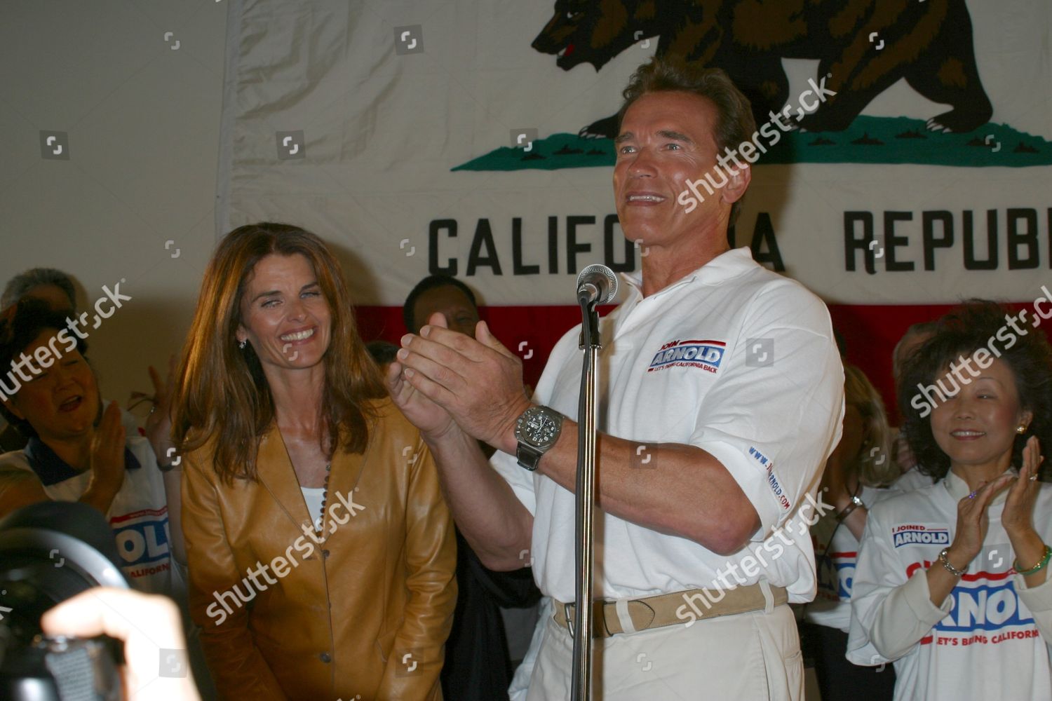 Arnold Schwarzenegger Wife Maria Shriver Editorial Stock Photo - Stock