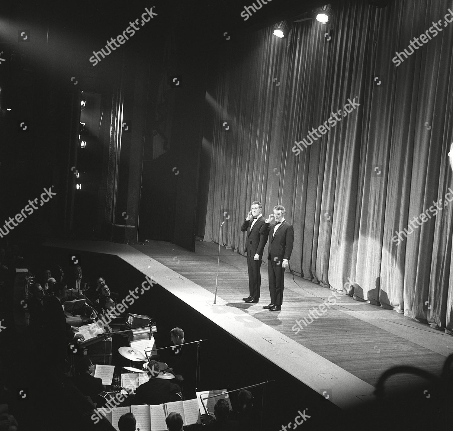 Bruce Forsyth His Lookalike Editorial Stock Photo - Stock Image
