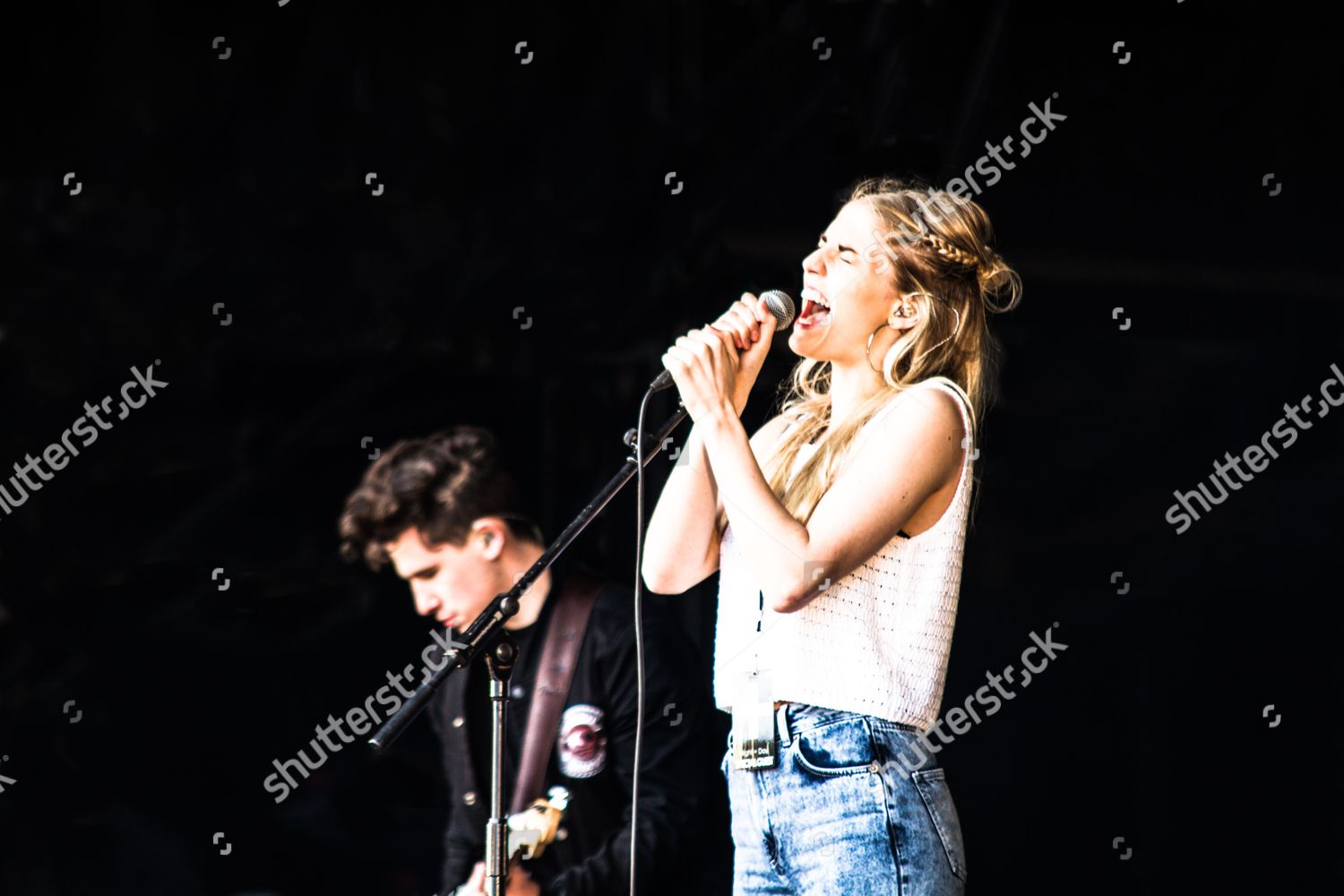 Dan Rothman Hannah Reid London Grammar Editorial Stock Photo - Stock ...