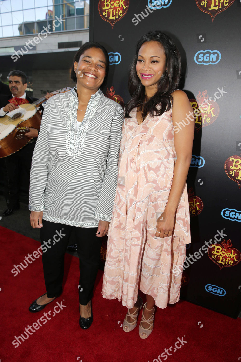 Vanessa Morrison Zoe Saldana Editorial Stock Photo Stock Image