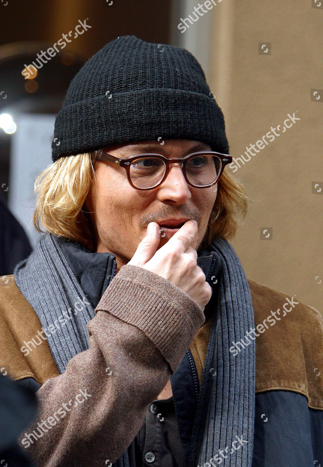 Johnny Depp Filming Thriller Based On Novel Editorial Stock Photo