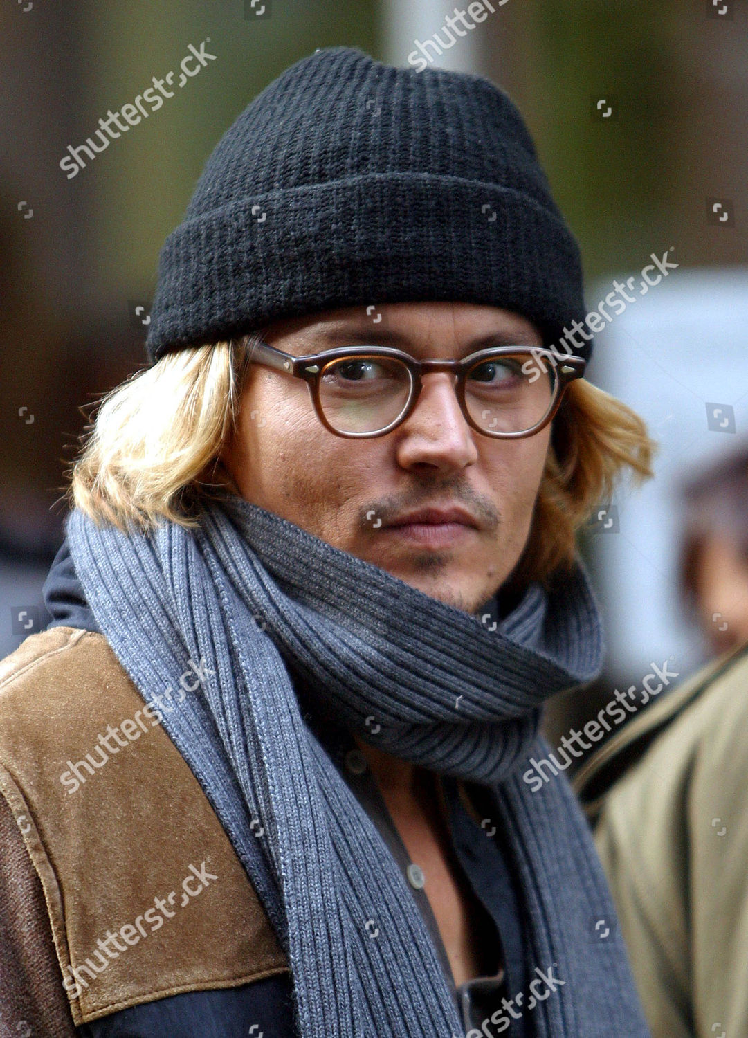 Johnny Depp Filming Thriller Based On Novel Editorial Stock Photo