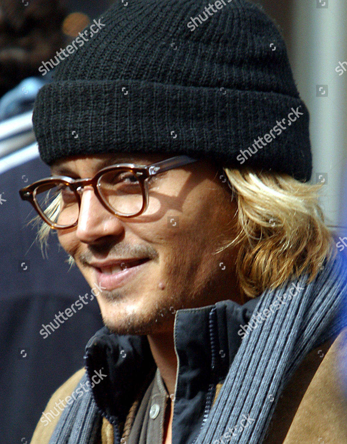 Johnny Depp Filming Thriller Based On Novel Editorial Stock Photo