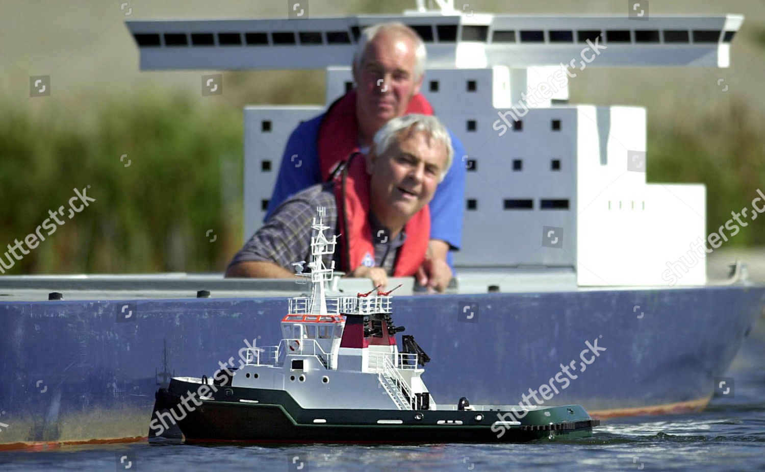 Pilots Ships Officers Manned Model Ship Editorial Stock Photo Stock