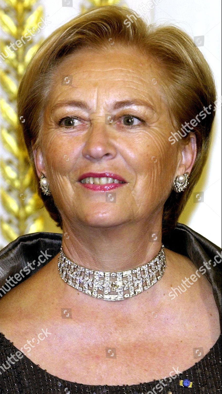 KING ALBERT AND QUEEN PAOLA STATE VISIT TO PARIS, FRANCE - 27 OCT 2003: стоковое фото