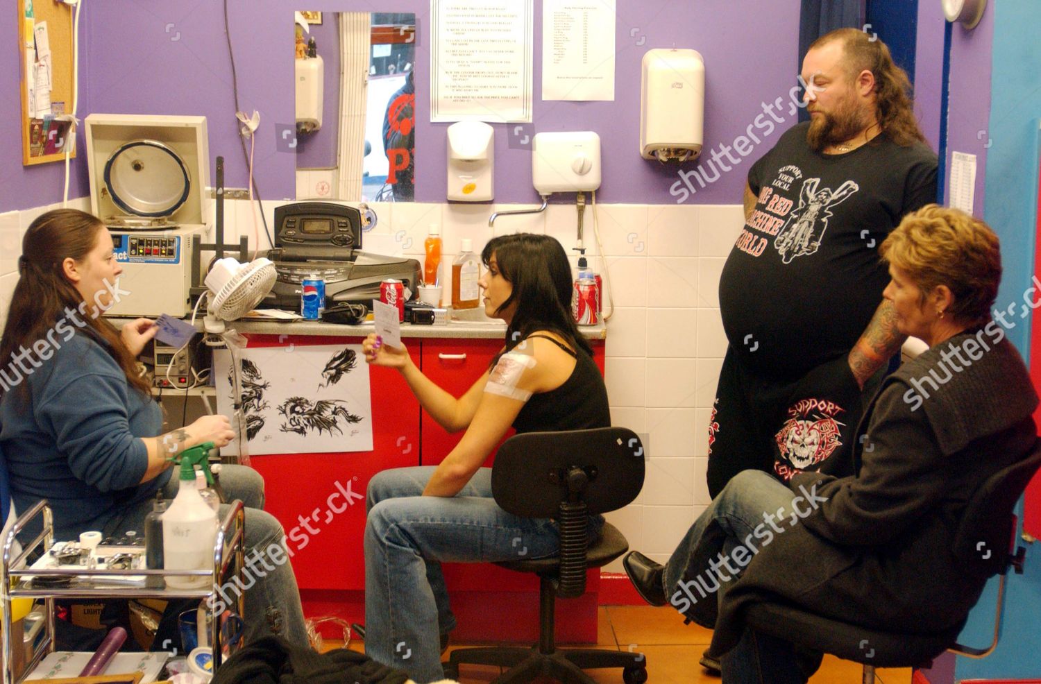 Kym Marsh Gets Tattoo Rawhide Editorial Stock Photo Stock Image