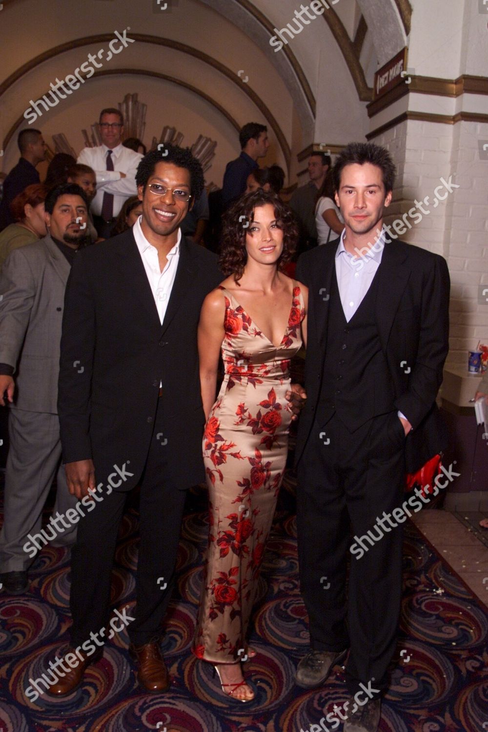 Orlando Jones Brooke Langton Keanu Reeves Editorial Stock Photo Stock