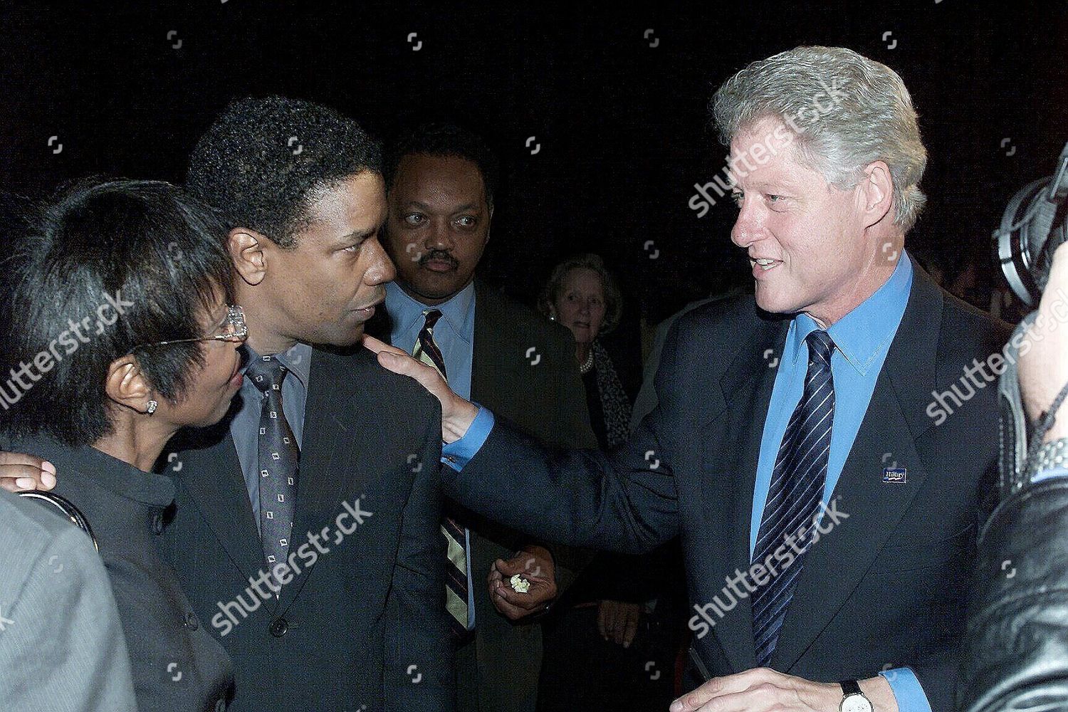 Denzel Washington Pauletta Washington Pres Bill Editorial Stock Photo ...