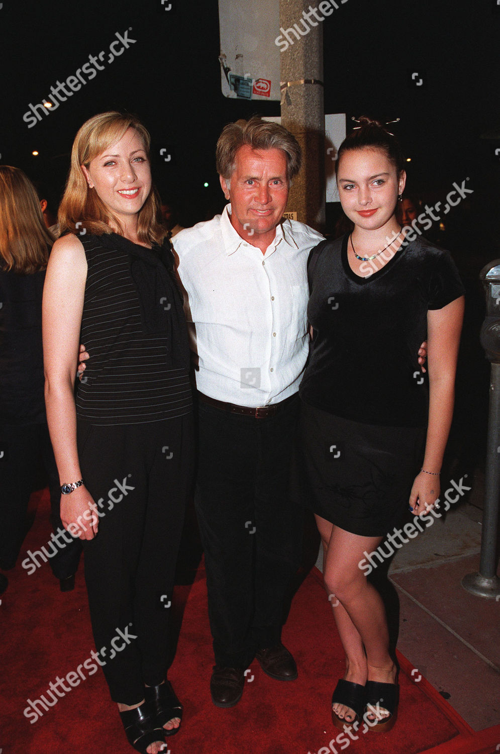 Martin Sheen Daughter Reene Grandaughter Cassandra Editorial Stock ...