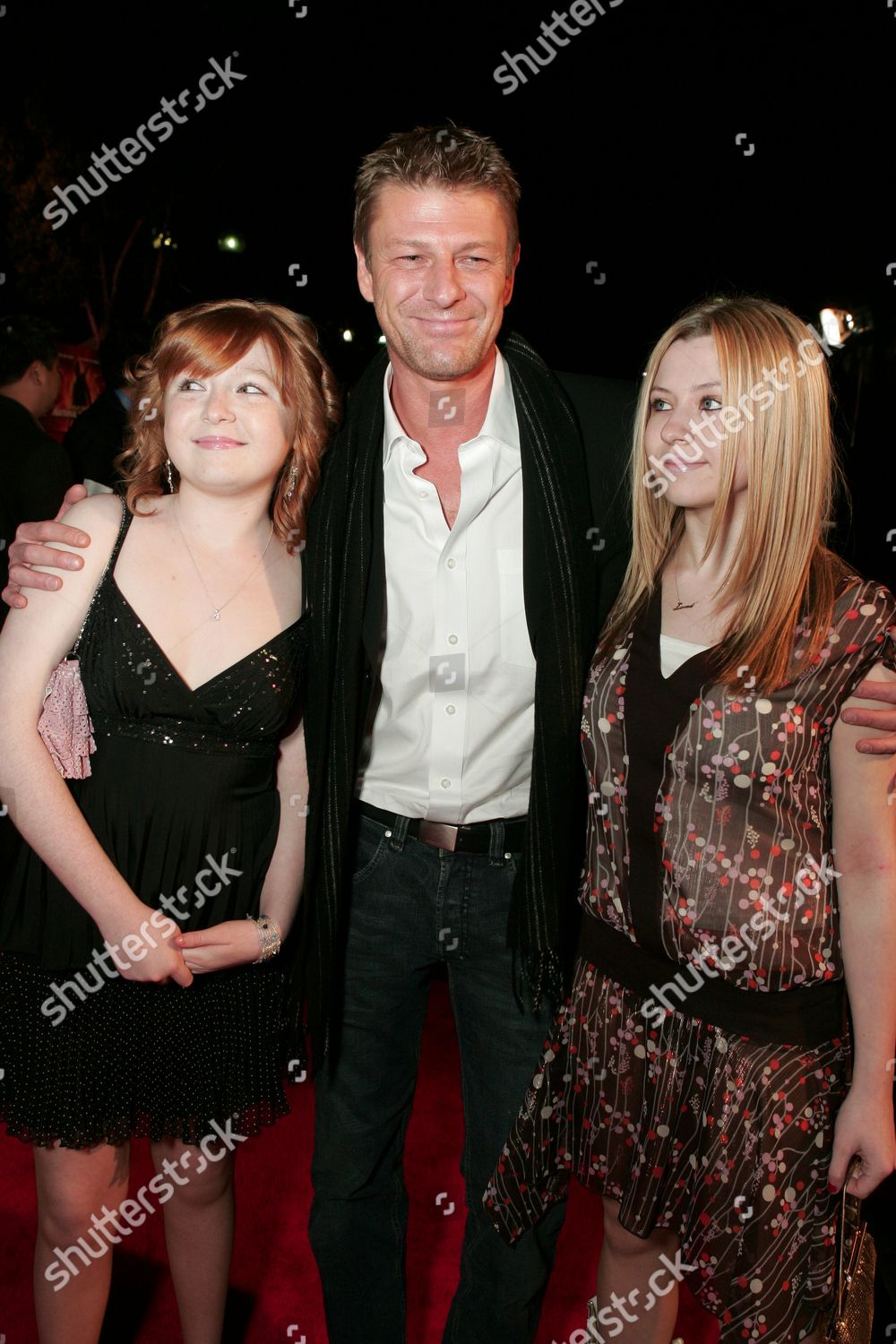 Lorna Bean Sean Bean Molly Bean Editorial Stock Photo Stock Image