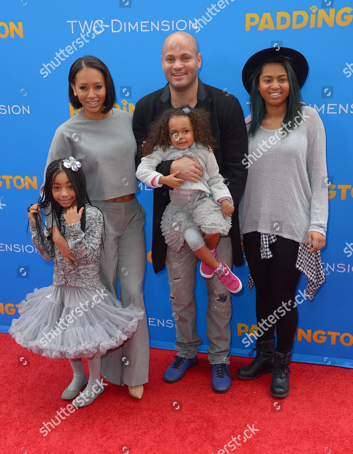 Melanie Brown Stephen Belafonte Daughters Angel Editorial Stock Photo ...