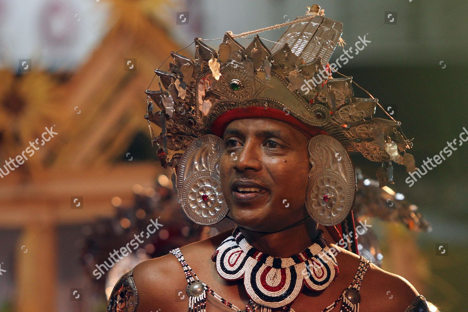 Sri Lankan Traditional Kandyan Dancer Looks Editorial Stock Photo ...