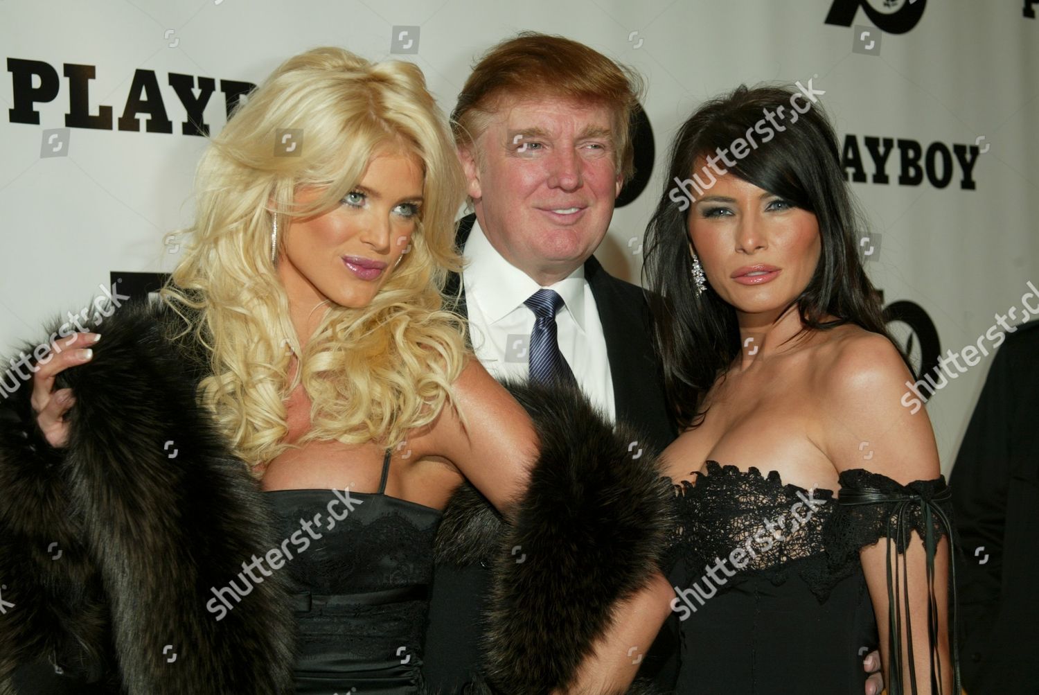 Victoria Silvstedt Donald Trump Melania Knauss Editorial Stock Photo