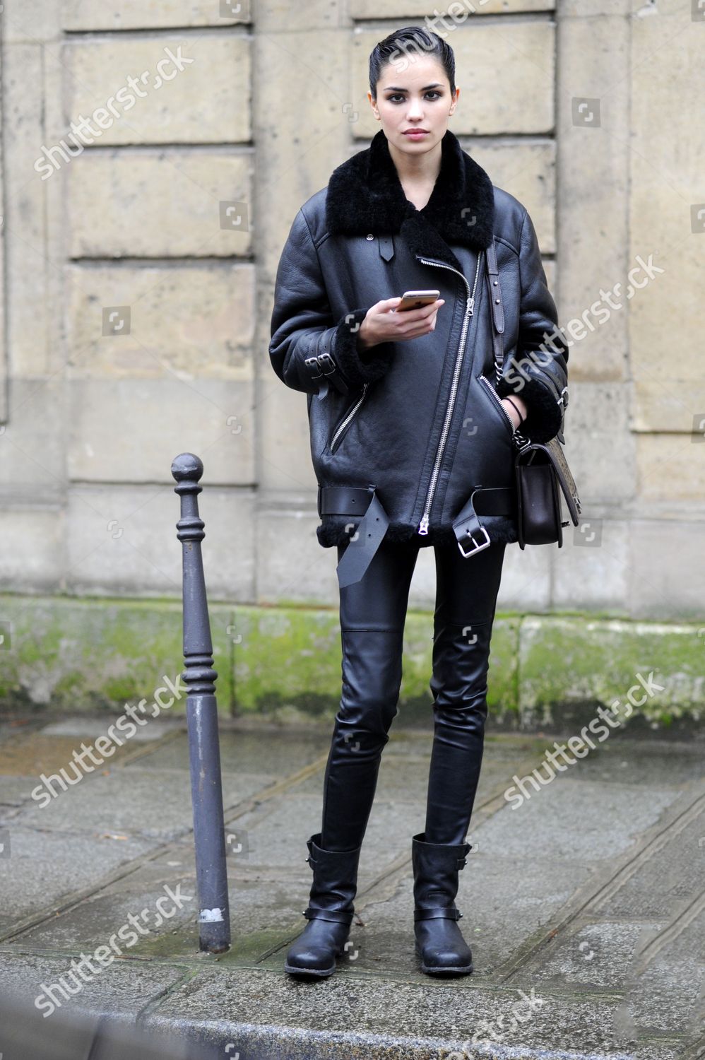 Irina Sharipova Model Off Duty Paris Street Editorial Stock Photo Stock Image Shutterstock