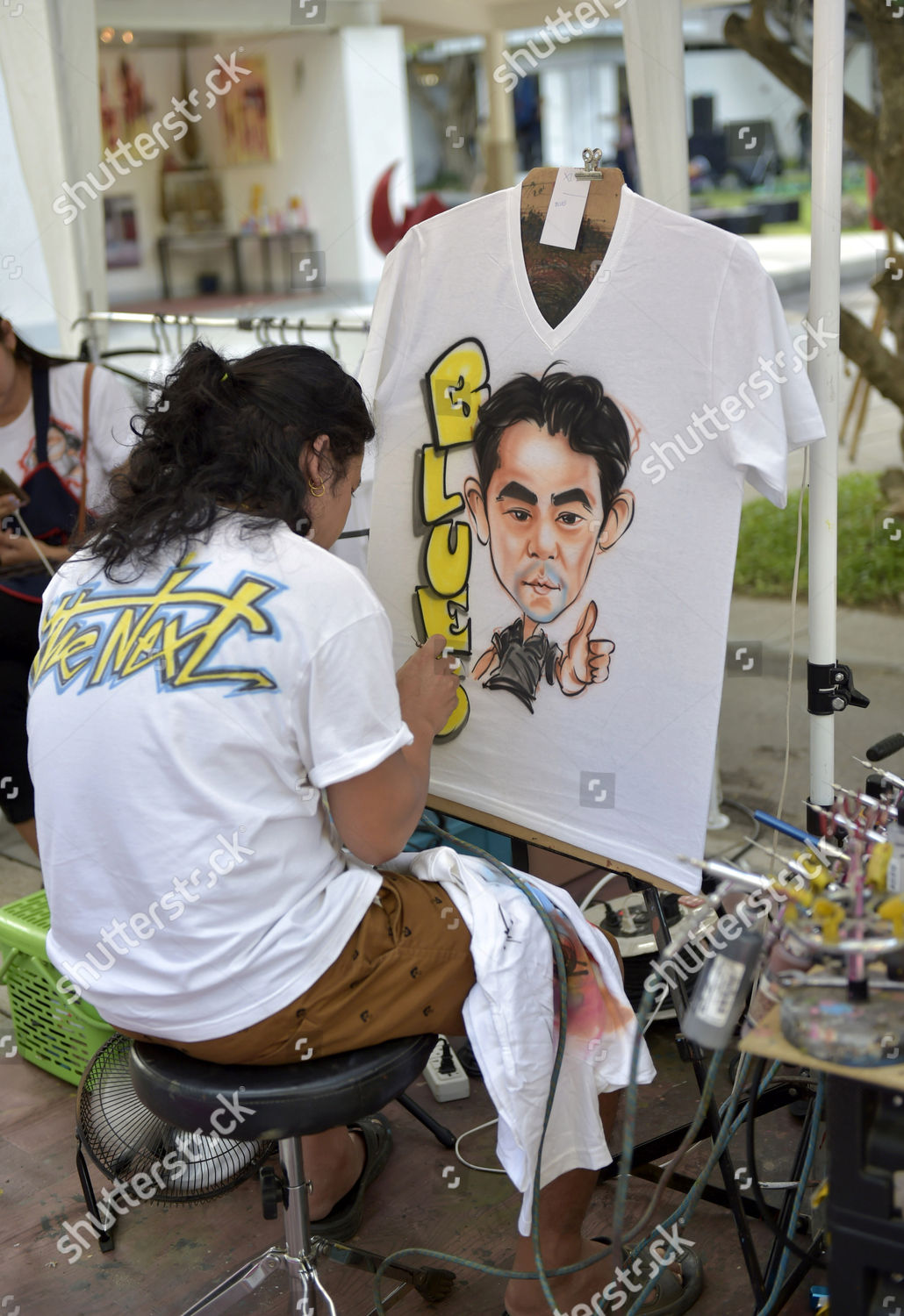 airbrush portrait shirt