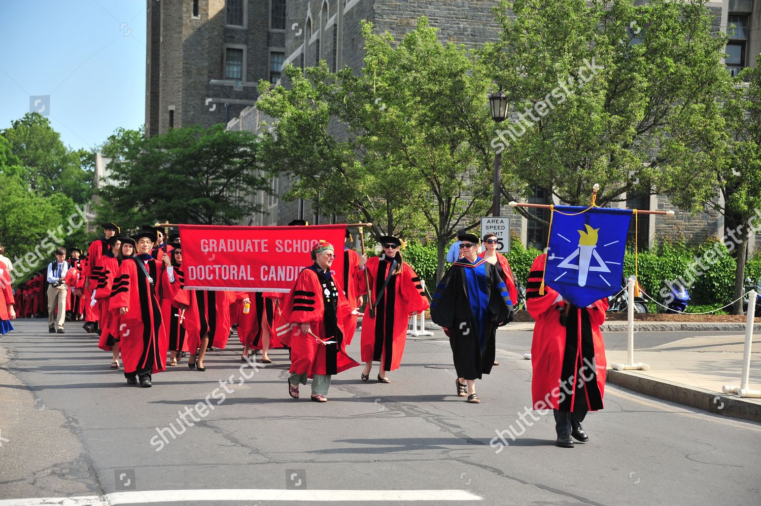 Graduation Ceremony Cornell University Commencement Ithaca Editorial