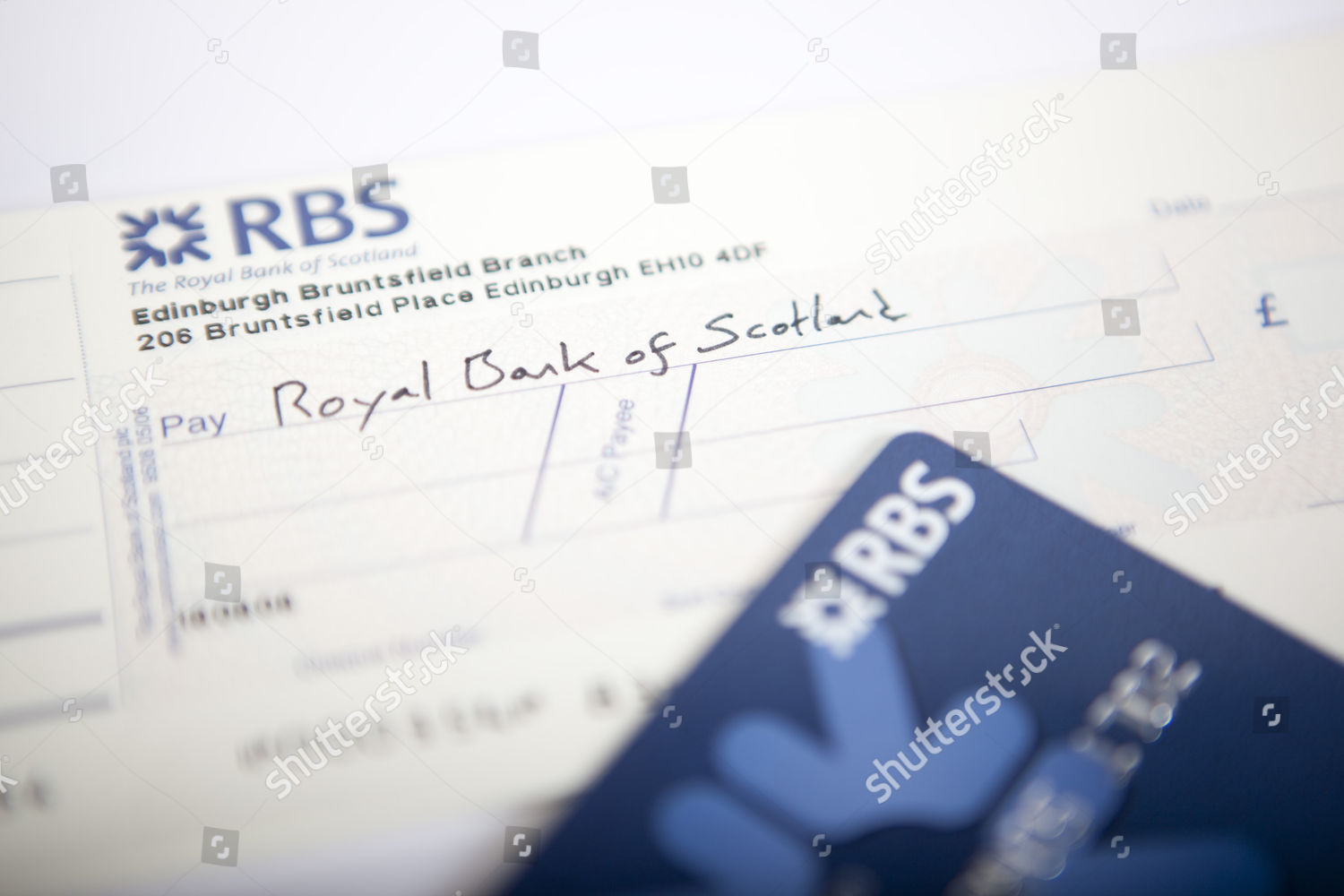 filling out a cheque rbs bank