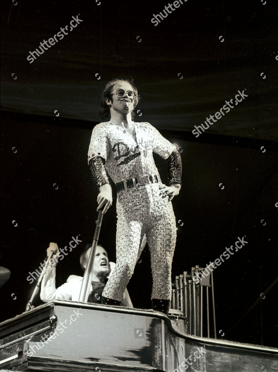 Sir Elton John Dodger Stadium Los Editorial Stock Photo - Stock Image