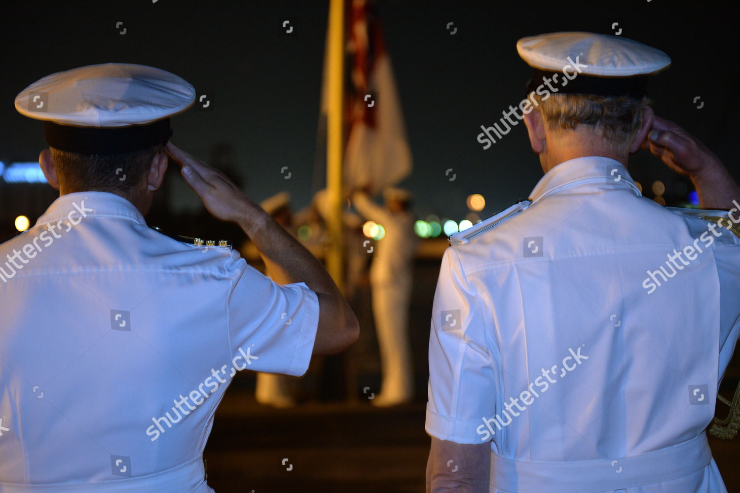Commanding Officer Commander Adrian Fryer Left Editorial Stock Photo Stock Image Shutterstock