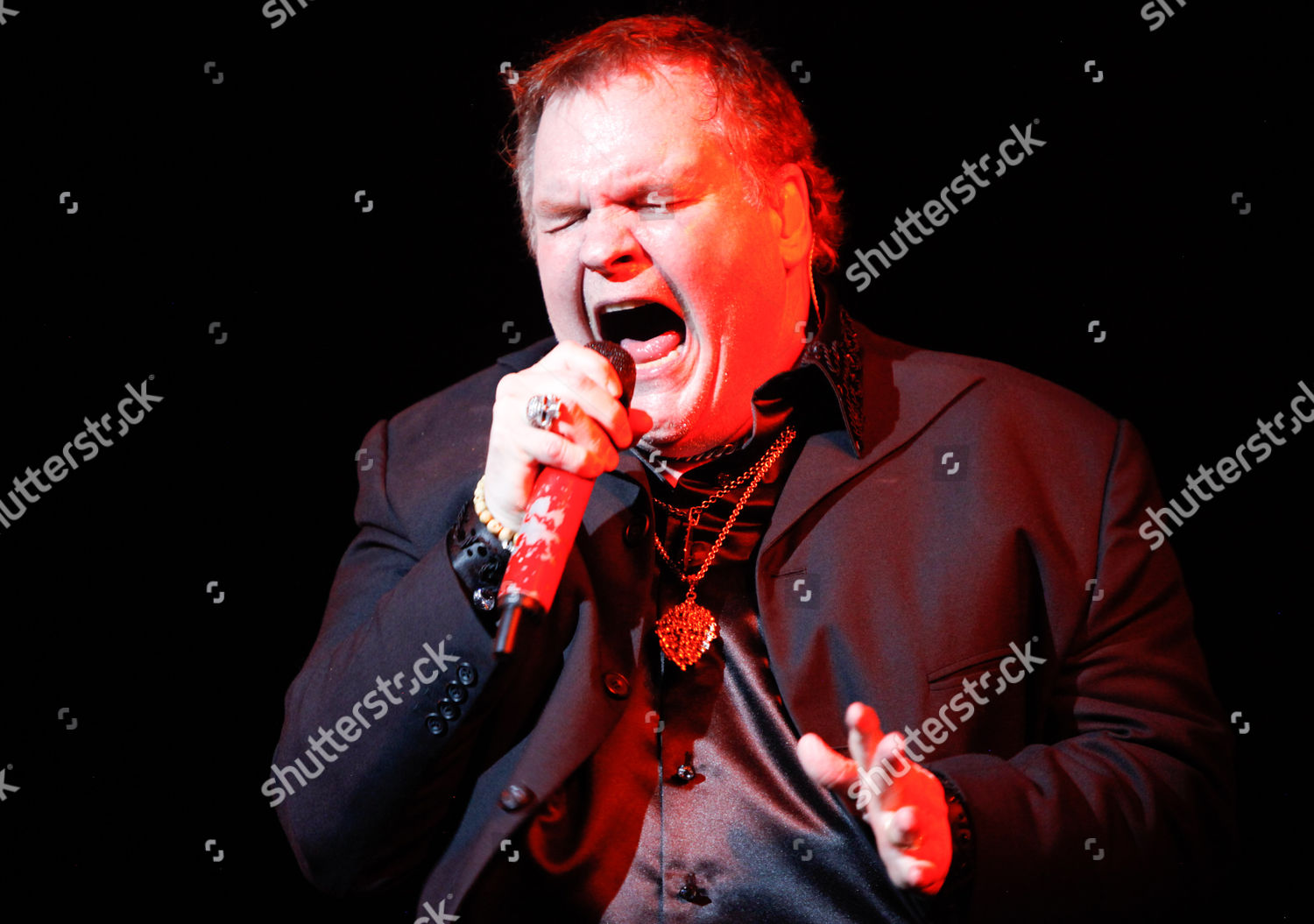 Meat Loaf Singing On Stage Editorial Stock Photo Stock Image Shutterstock