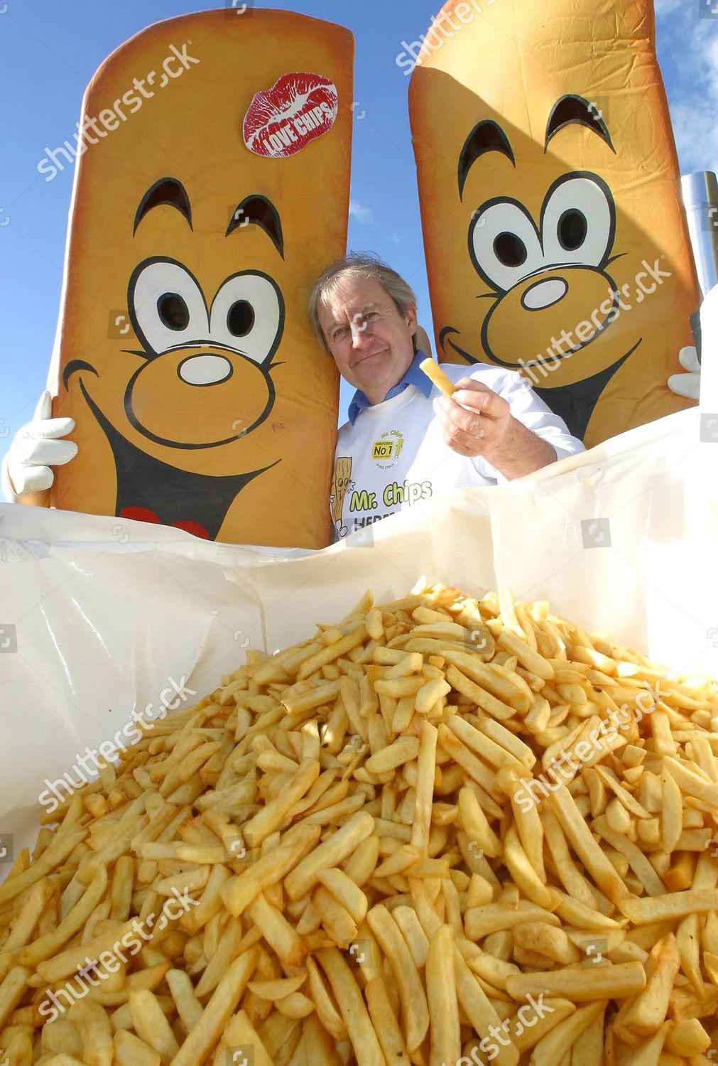 Chip Shop Owner Alan Williams Record Editorial Stock Photo - Stock ...