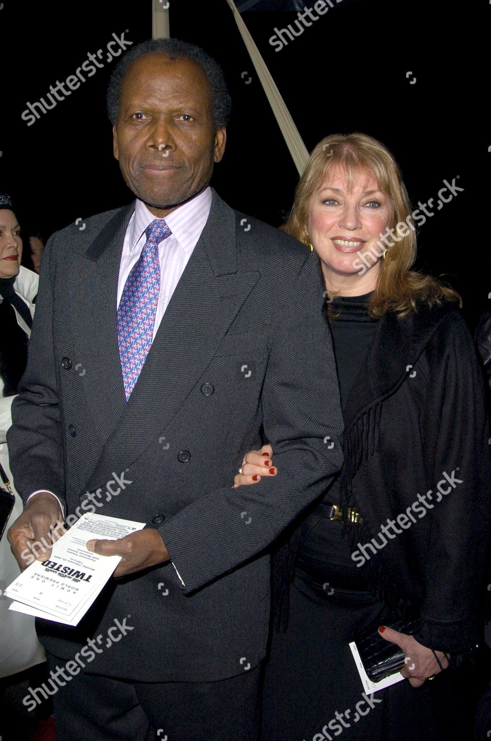 Sidney Poitier Wife Joanna Editorial Stock Photo - Stock Image ...