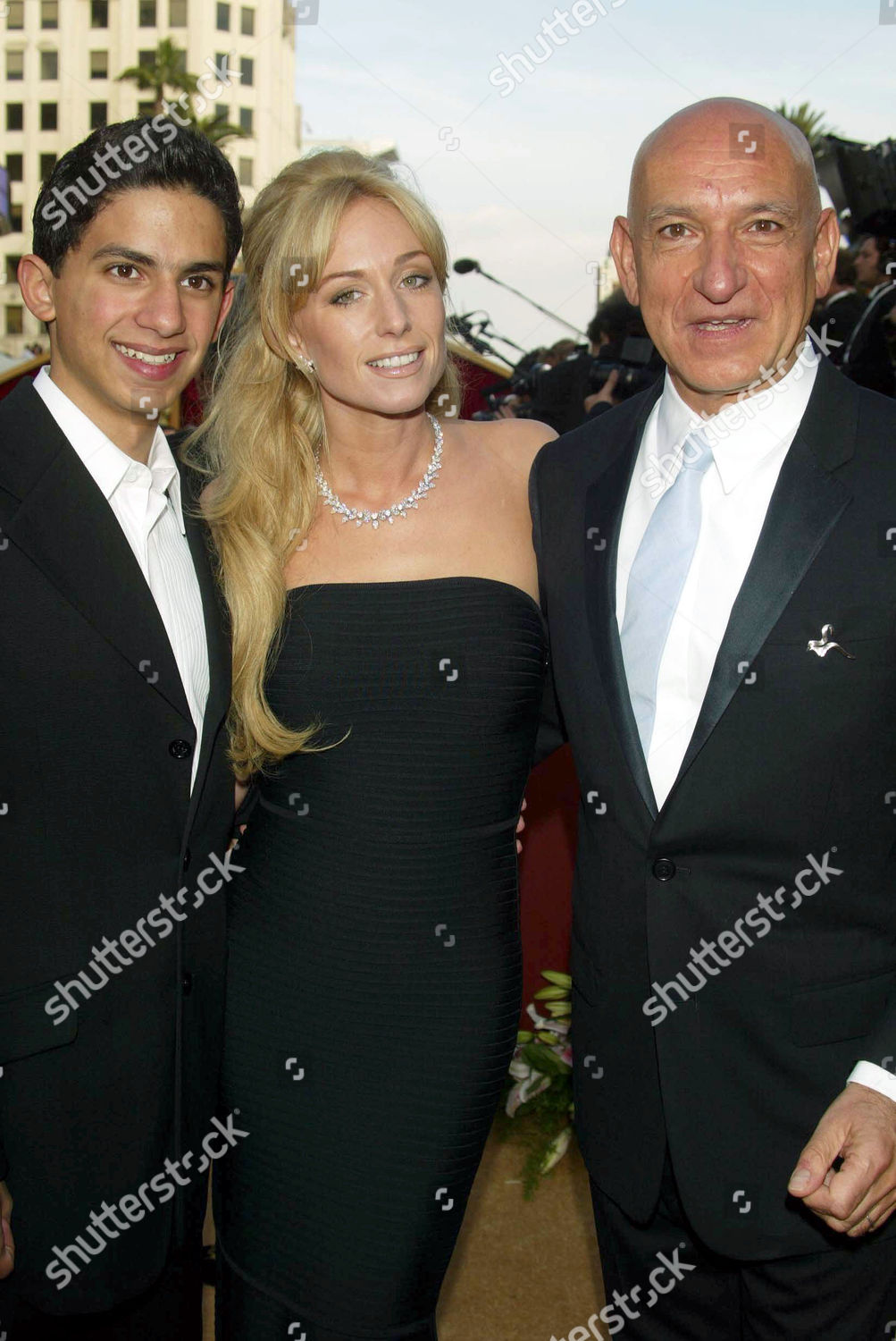Ben Kingsley His Wife Alexandra His Editorial Stock Photo - Stock Image