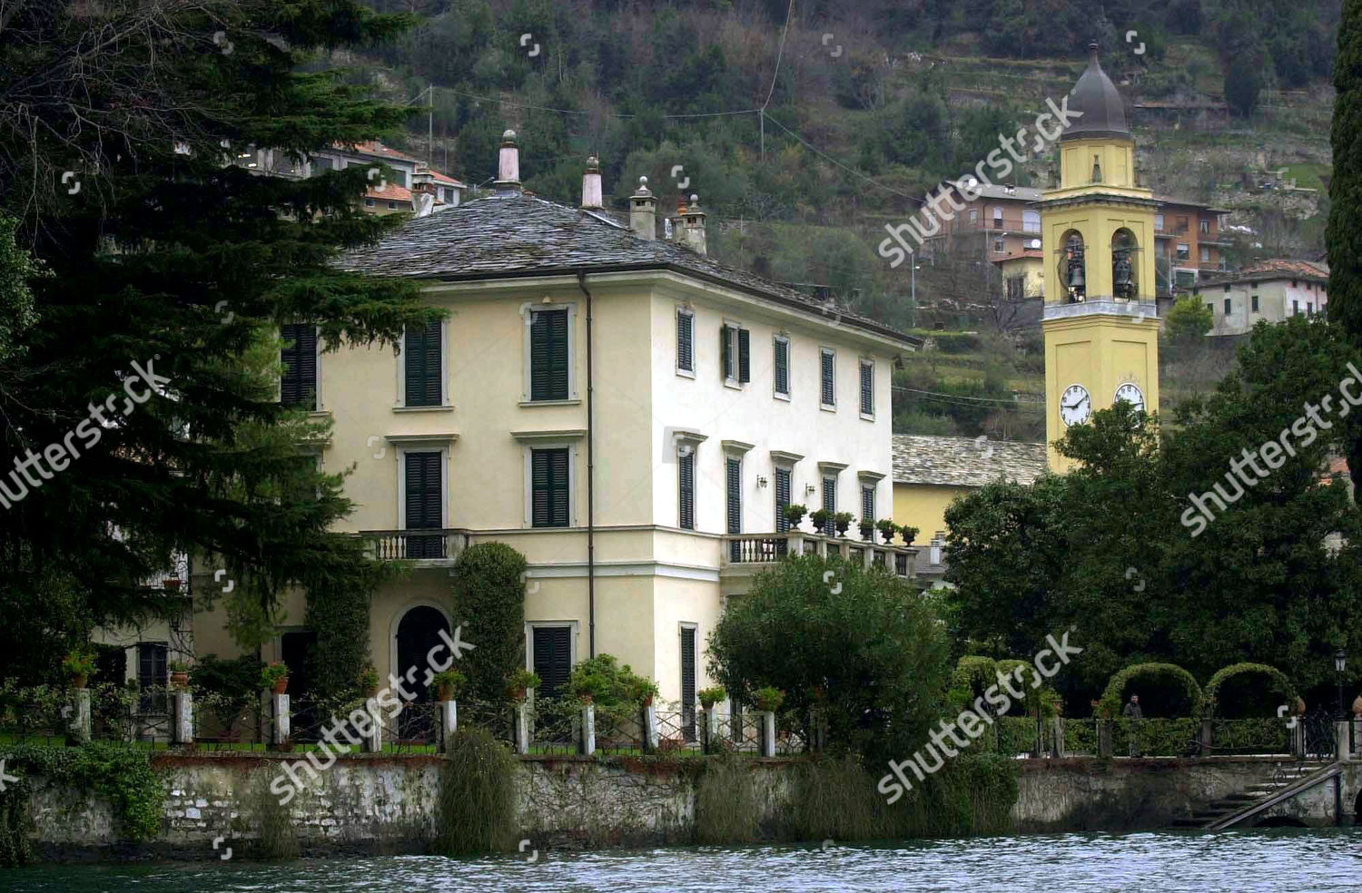 Villa Loleandra Home George Clooney Editorial Stock Photo Stock