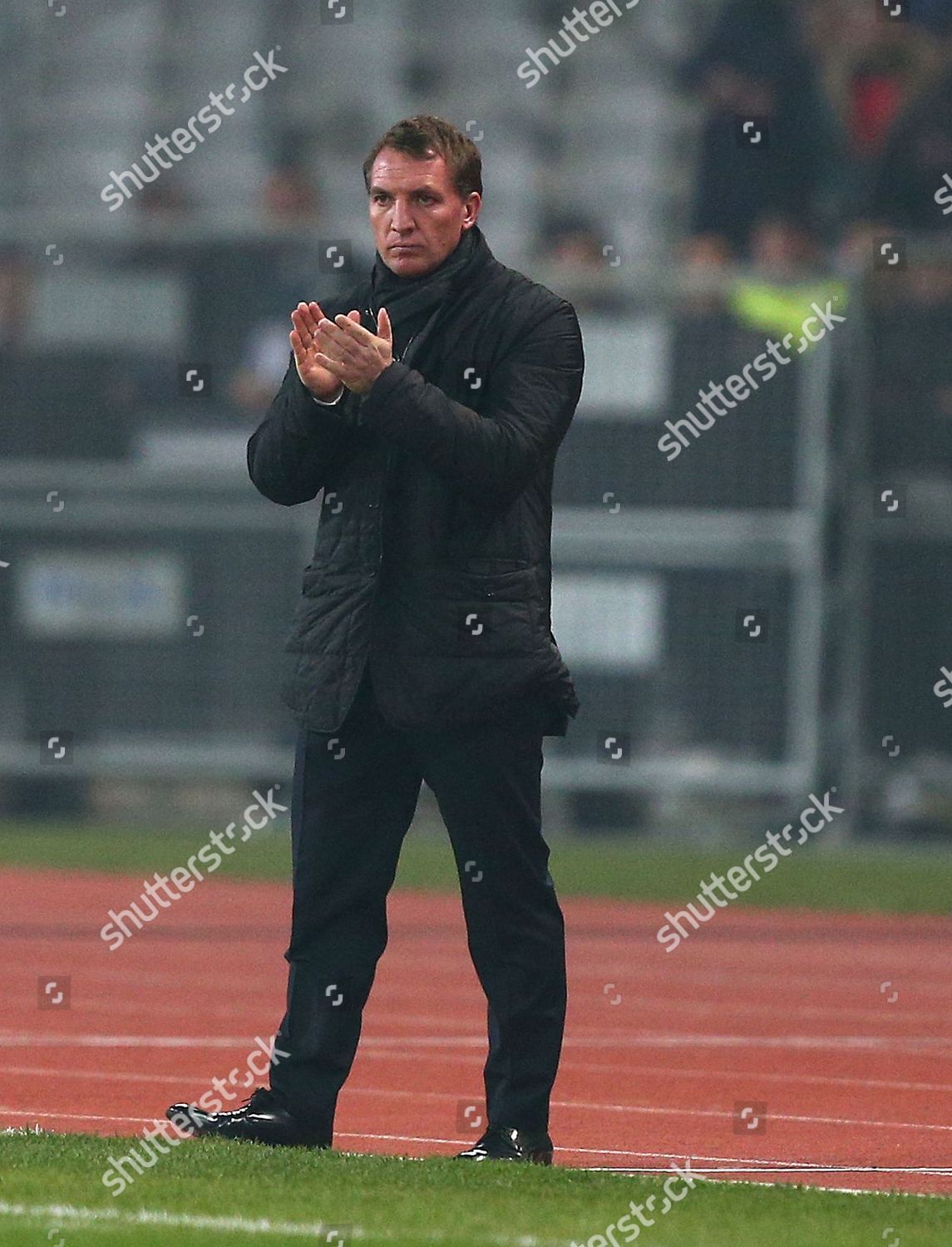 Liverpool Manager Brendan Rodgers Applauds His Team Editorial