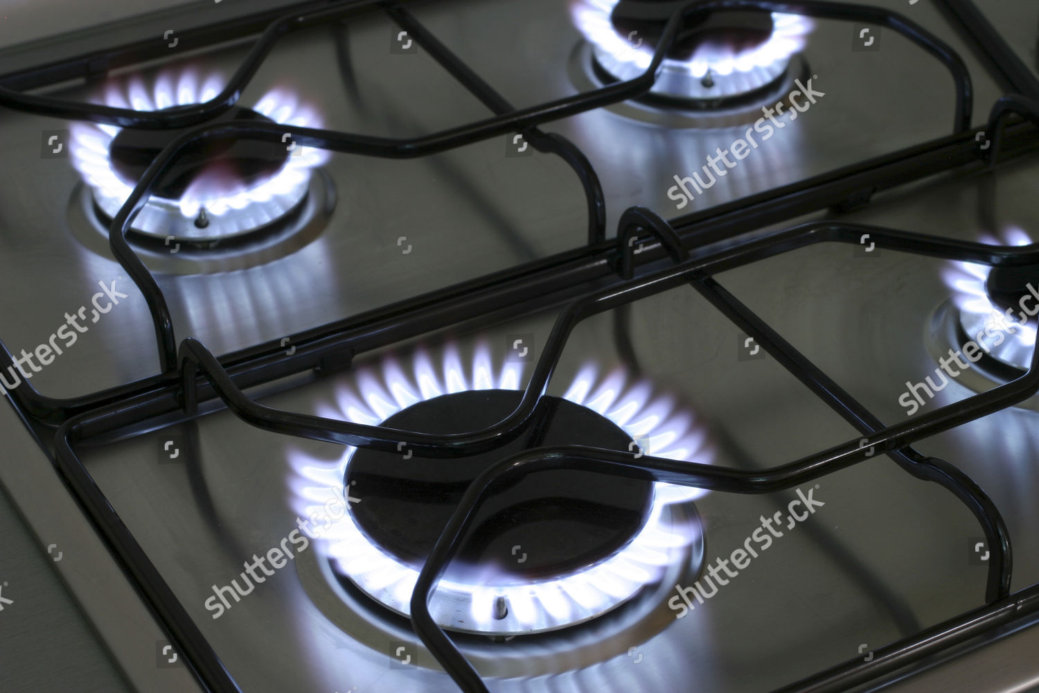 Gas Cooker Flame Editorial Stock Photo Stock Image Shutterstock