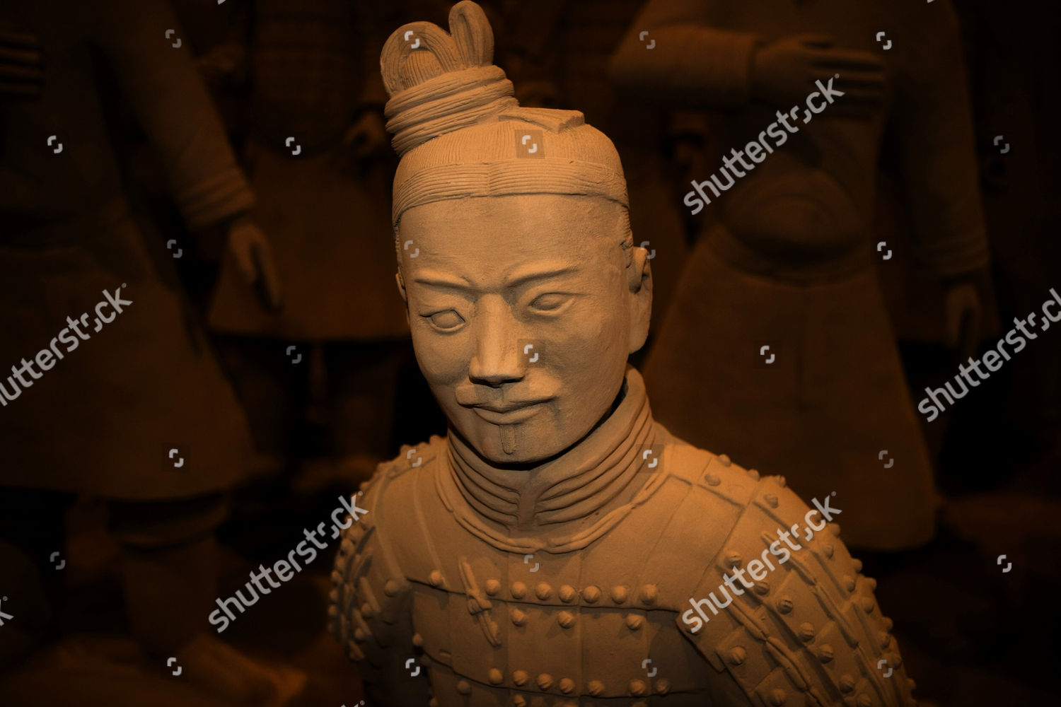 Terracotta Army Exhibition Faithful Replicas Statues Editorial Stock ...