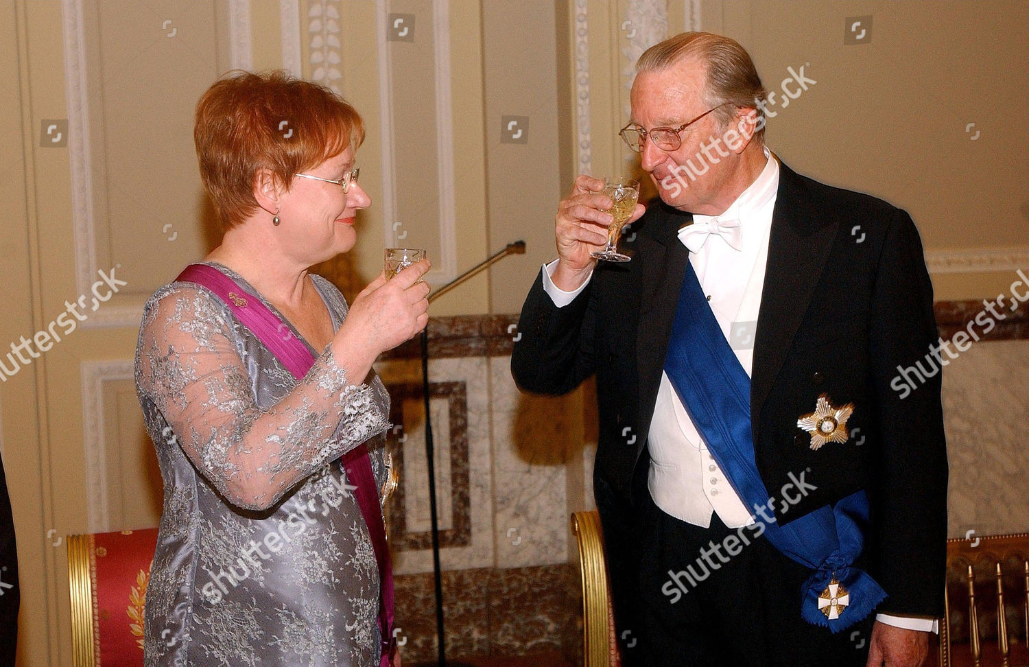 Tarja Halonen King Albert Editorial Stock Photo - Stock Image ...