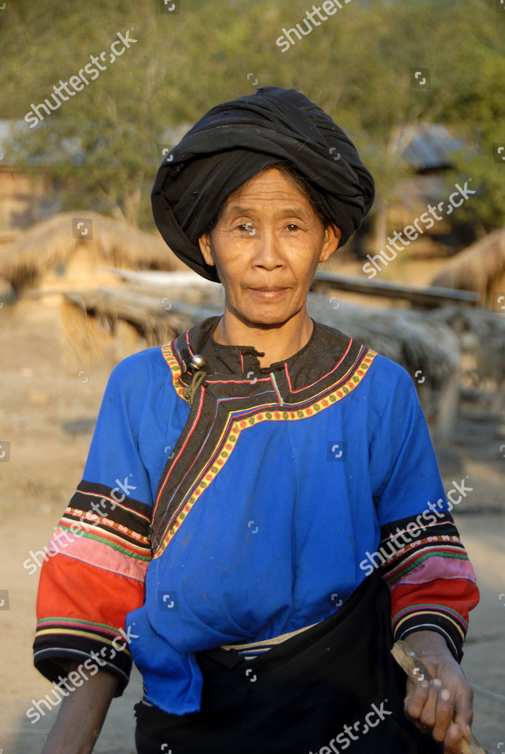 Portrait Woman Lolo Ethnic Group Traditional Editorial Stock Photo ...