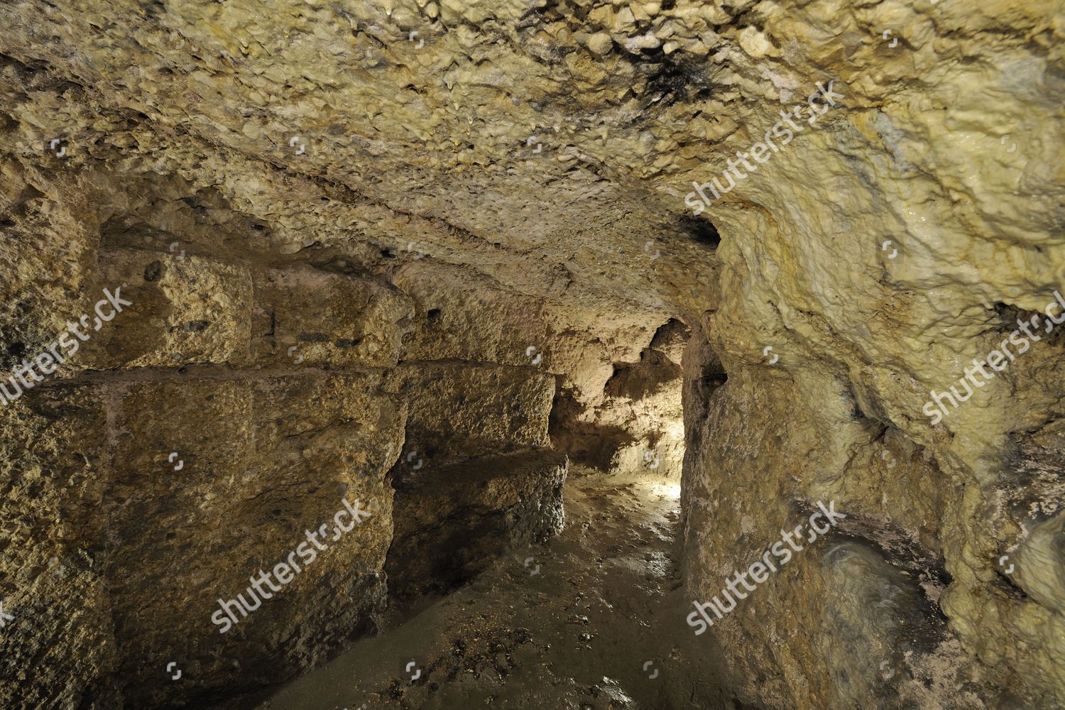 Celtic Hypogeum Known Roman Jail Lombard Editorial Stock Photo Stock