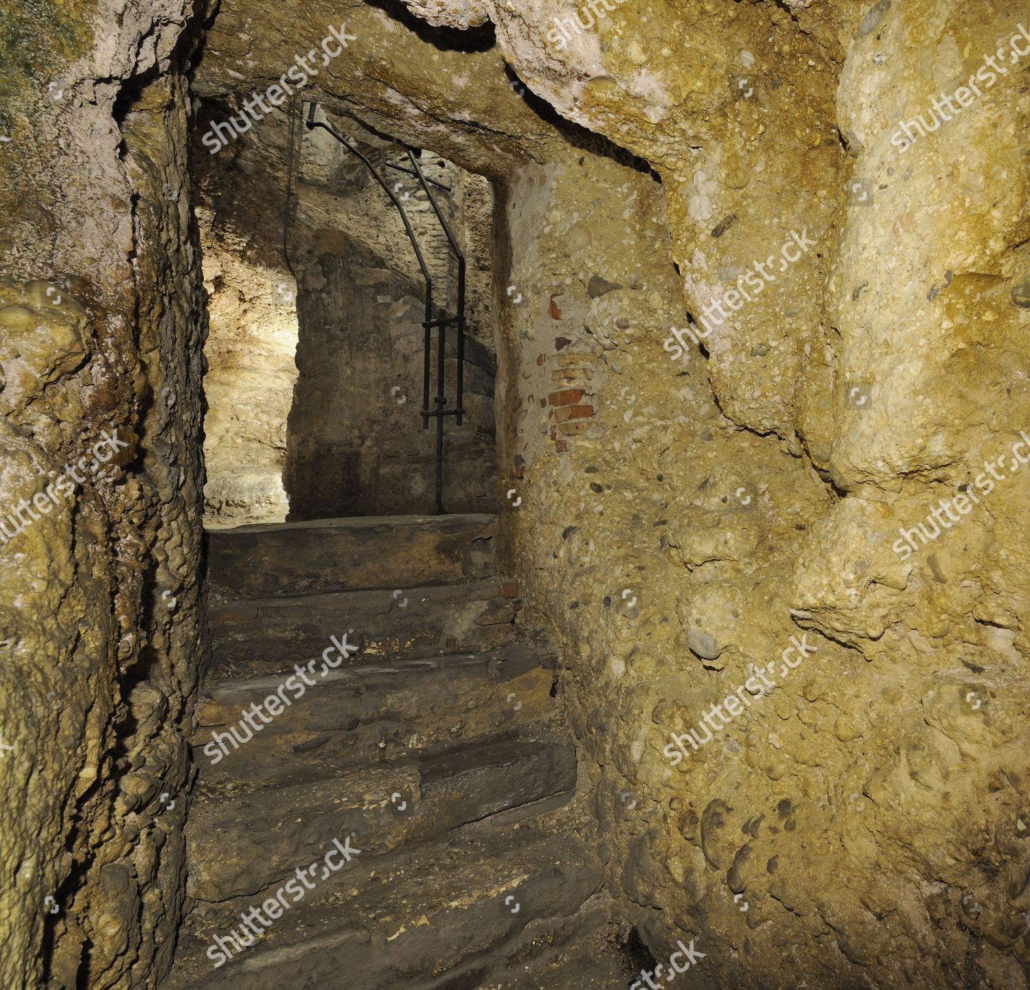 Celtic Hypogeum Known Roman Jail Lombard Editorial Stock Photo Stock