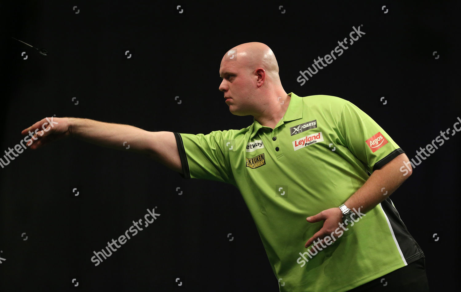 Michael Van Gerwen Action During Match Editorial Stock Photo - Stock