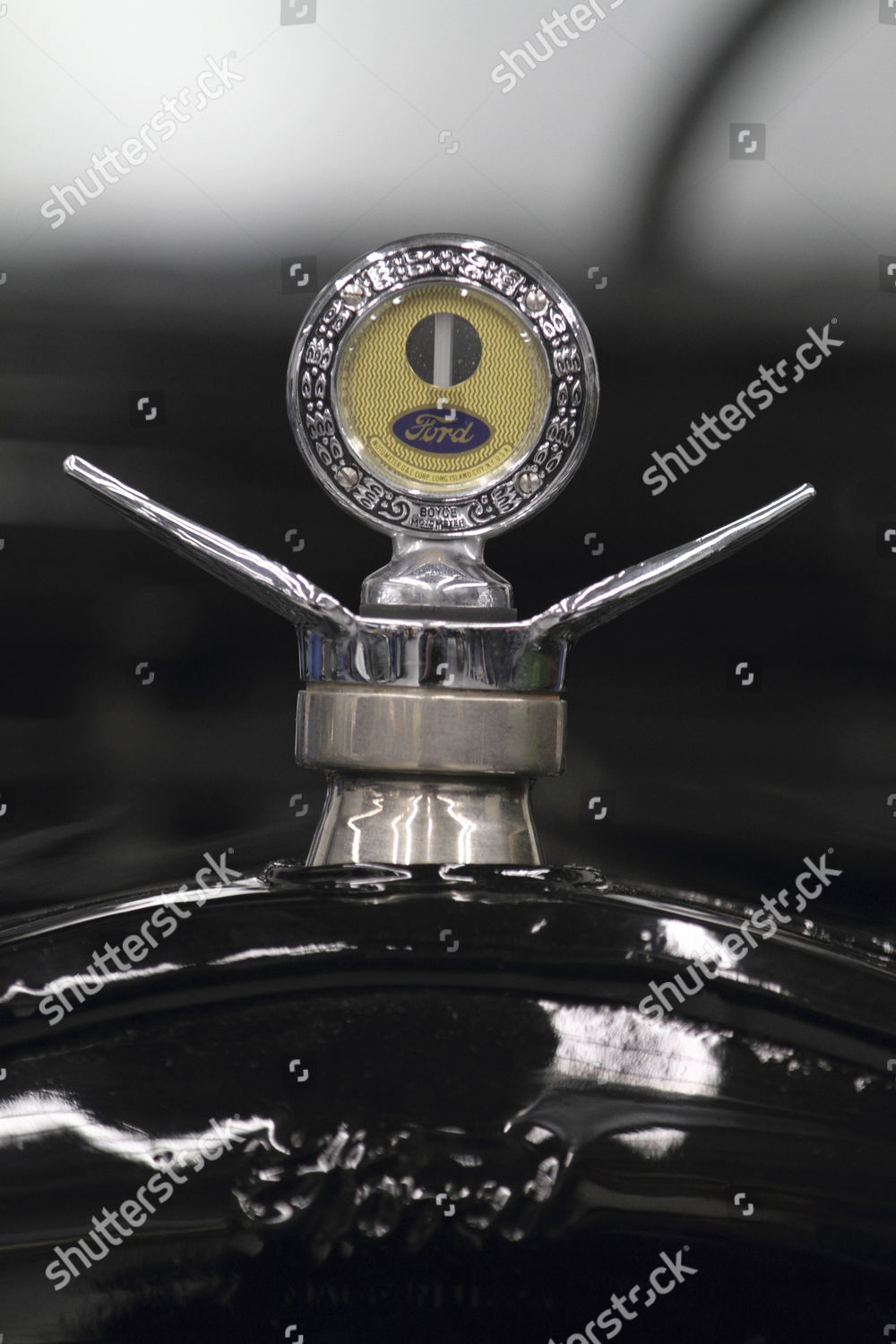 Radiator Cap Thermometer On Ford Model Editorial Stock Photo Stock