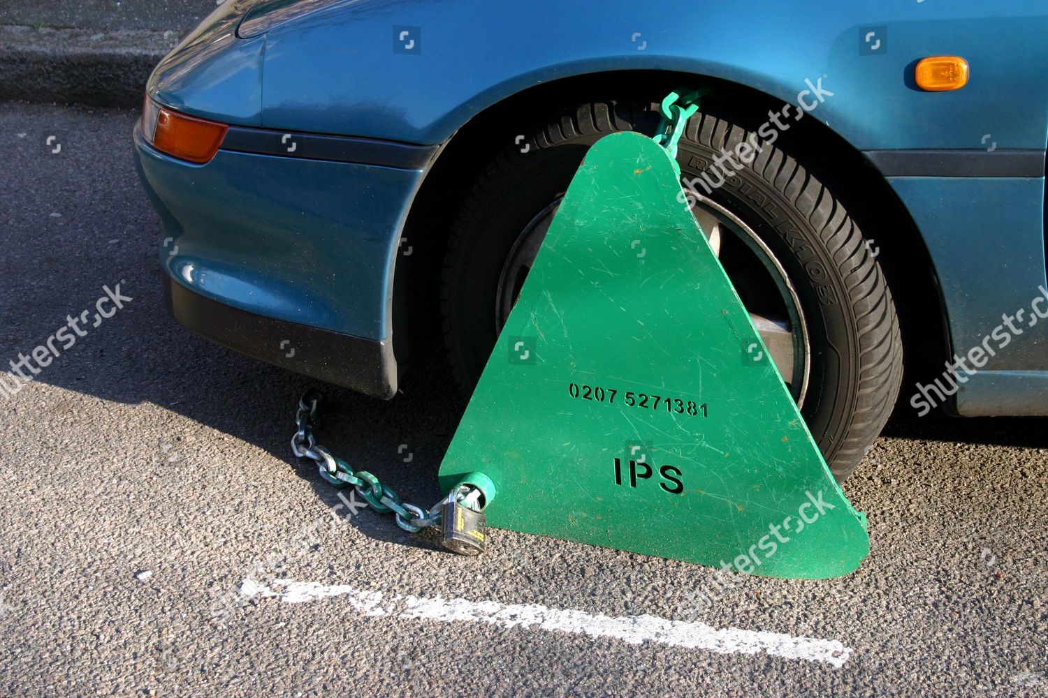 Parking Clamp On Car Wheel Editorial Stock Photo Stock Image