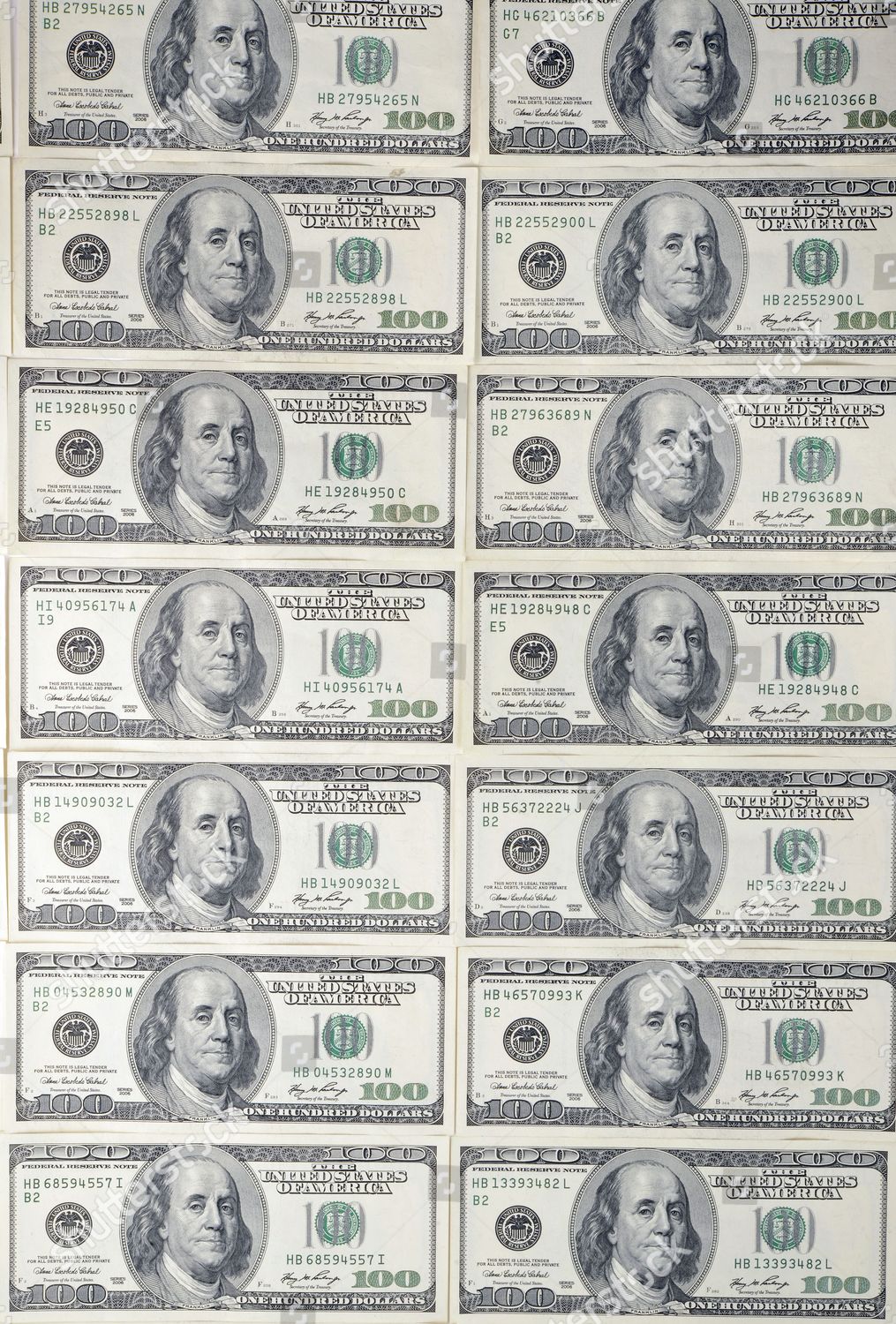 Several 100dollar Bills Editorial Stock Photo - Stock Image | Shutterstock